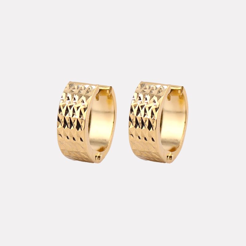 Aretes Huggies Fact. 14k 2.3g